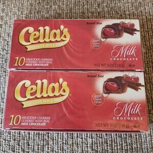 Cella's Milk Chocolate Covered Cherries Premium Cherry Cordial 3-PACK, 30 Total